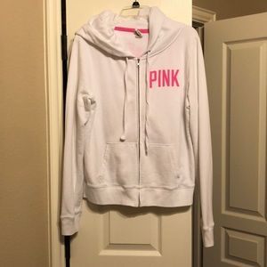 VS pink zip up jacket